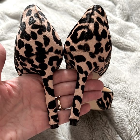 Nine West Beautiful, pink and black leopard shoes - Picture 3 of 7